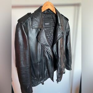 Leather jacket